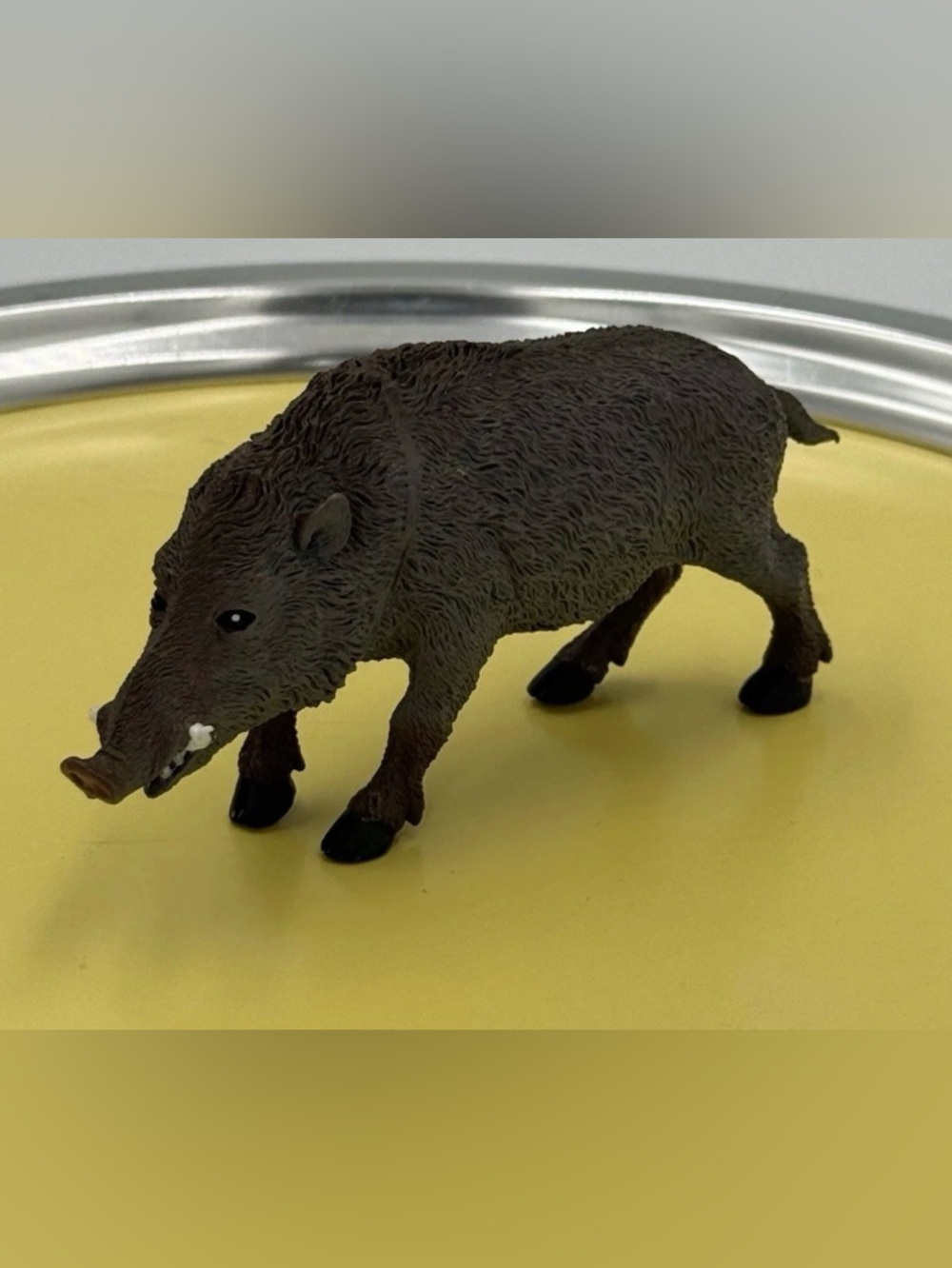 Wild Boar Warthog Toy Figurine Razorback Wild Pig Feral Hog Animal